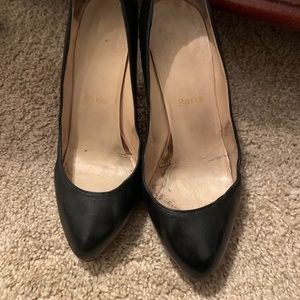 Christian Louboutin black pumps